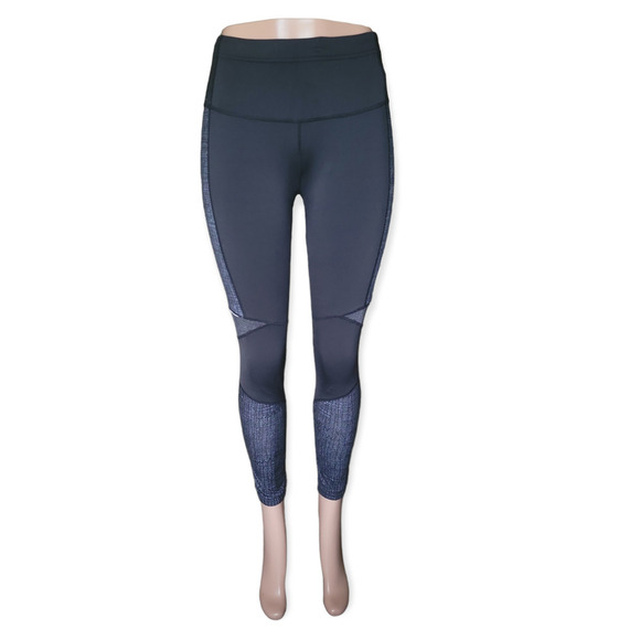 Prana Womens Ergo Leggings Size Medium Black Charcoal Grey - Picture 4 of 13
